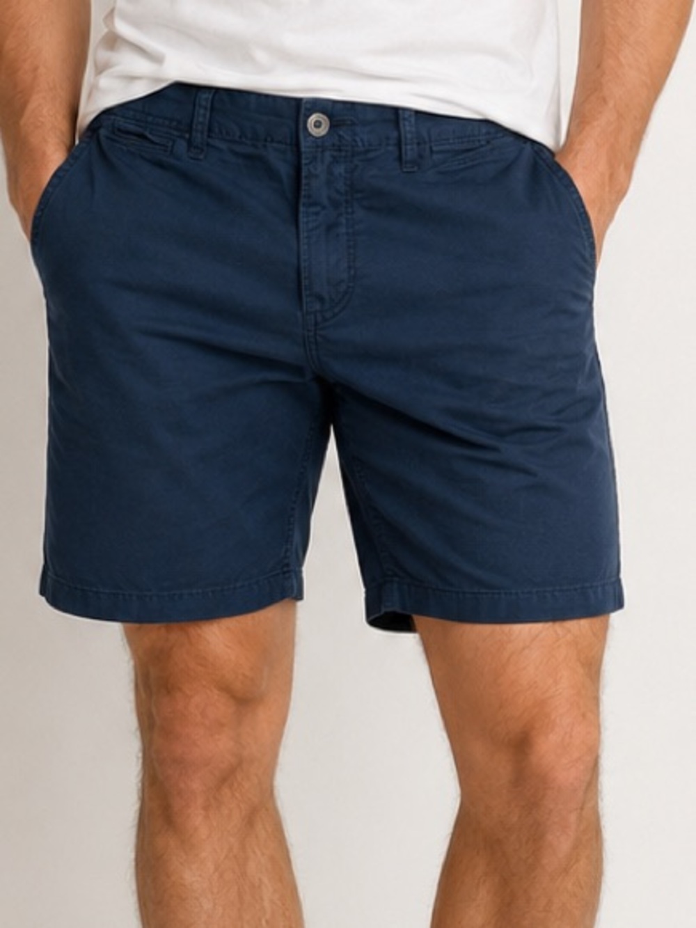 Mens Paperback micro corduroy navy men’s walking shorts
